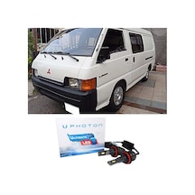 Mitsubishi L300 Led Xenon Uzun + Kısa Far Ampulü H4 Ultimate Yeni Seri Beyaz 1989-2012