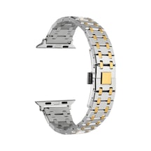 Watch 7 41mm Uyumlu Krd-83 Metal Mtr Kordon-gümüş-gold