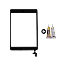 Apple Uyumlu iPad Mini 2 A1489-a1490-a1491 Servis Home Tuşlu Dokunmatik Siyah + B7000