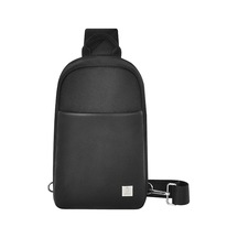 Wiwu Hali Serisi Crossbody 1680d Su Geçirmez Naylon Kumaş Omuz Askılı Çapraz Vücut Çantası Siyah