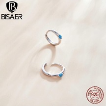 Novahub Altın Bısaer 925 Ayar Gümüş Hipoalerjenik Küpe, Renkli Kübik Zirkonya Kadın Kulak Tokaları - Bayanlar İçin Mükemmel Hediye Altın