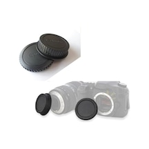 Canon 18-135 MM Lens Arka ve Gövde Kapağı