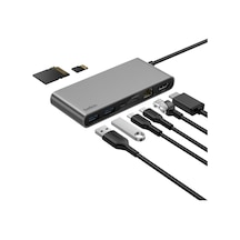 Connect 8 Portlu Usb-c Hub, 4k 60hz E Kadar Çözünürlükleri Destekleyen Ekran Uyumu, Mac, Window