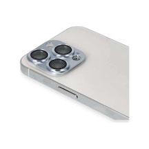İphone 13 Pro Max Pers Alüminyum Kamera Lens - Sierra Blue Diğer