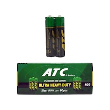 Atc R03 Ultra Heavy Duty AAA İnce Kalem Pil 60'lı