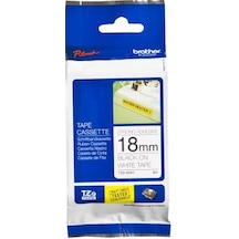 Brother P-Touch Tze-S241 Tze-Tape 18Mm Beyaz Üzerine Siyah Güçlü