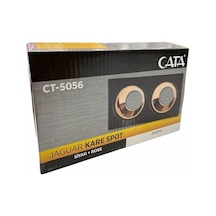 Cata Ct5056 Jaguar İkili Siyah-bakır Kasa Kare Spot
