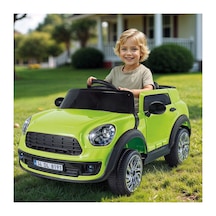 Ride On 12 Volt Akülü Araba Kumandalı Açık Yeşil