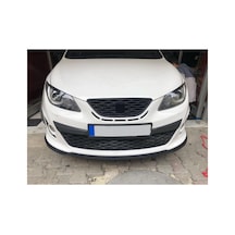 Seat İbiza Uyumlu Ön Lip Tampon Eki Body Kit Yumuşak Mat Siyah Kırılmaz