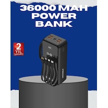Çok Çıkışlı Taşınabilir Şarj Cihazı Dijital Göstergeli Siyah 98312118