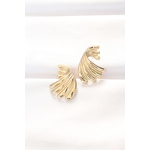 Pirinç Gold Renk Küpe Altın