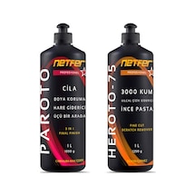 Netfer 2'li İnce Pasta Cila Set - 2x1 L