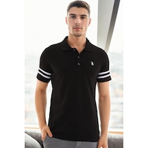 T9585 Dewberry Erkek T-shırt-siyah Siyah