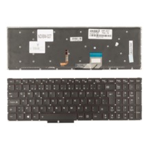Lenovo Uyumlu Y50-70 Type 20378, 80Dt Notebook Klavye Işıklı (Siyah Tr)