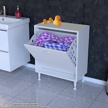 Modilayn Söke Banyo İçin Sihirli Kutu 60 X 75 X 32,5 Cm Lik 1 Göz Sepet Hazneli Mini Banyo Dolabı. Hemen Sipariş Verin, Banyonuz Büyüsün Beyaz