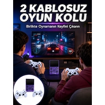 Hdmı Tv Bağlantılı Kablosuz Kollu Taşınabilir Oyun Konsolu - Lisinya