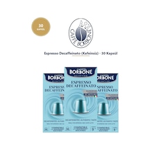 Caffe Borbone Decaf 30'lu Kapsül Kahve - Nespresso Uyumlu Kafeinsiz 3x10 Alüminyum Kapsül