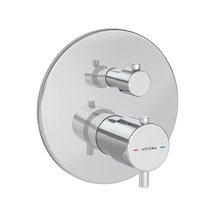 Artema Root Round A43258 Ankastre Termostatik Banyo Bataryası, Krom