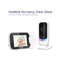 Hubble Nursery View Glow 2.8" Gece Lambalı Dijital Bebek Kamerası
