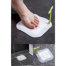 Gider Kötü Koku Önleyici Palmiye Lavabo Gider Kapatıcı Banyo Küvet Süzgeç Kapatma Beyaz Renk