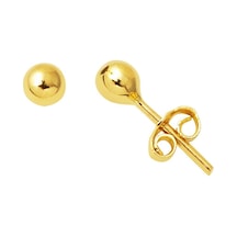 Bilezikci 14 Ayar Altın Top Küpe 4 mm. KP4202701