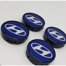 Hyundai Lacivert Plasto 65/62 Jant Göbeği