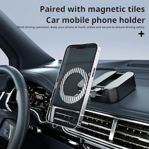 Gateesat Beyaz Katlanır Manyetik Telefon Tutucu Seyahat Araç Masa 360 Derece Döner Tripod