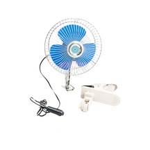 Vantilatör 12V Metal 6'' Mandallı