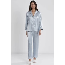 Pierre Cardin Saten Pijama Takımı 1200 Mist 001 Pierre Cardin Saten Pijama Takımı 1200 Mist 001