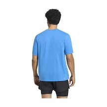 Adidas Workout Essentials Feelready Erkek Mavi Yuvarlak Yaka Tişört Mavi