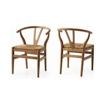Wishbone Sandalye Ceviz Renk Modern Tasarım Mutfak Ve Salon Sandalyesi Şık Ve Dayanıklı Çok Renkli