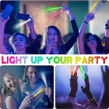 Led Işıklı Renkli Püsküllü Parmak Işığı 4 Renk 4 Adet - Huvj-874083