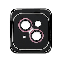 Mey İthalat Apple Uyumlu iPhone 14 Pvd Metal Kamera Lens - Pembe