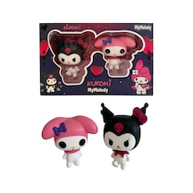 Kuromi My Melody Pop Oyuncak Karakter Figür 2'li Set 10cm