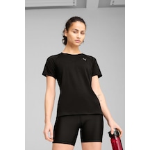 Puma W Run Velocıty Tee Trı-b Siyah Kadın Kısa Kol T-shirt SIYAH