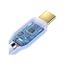 Ca-8350 100w Type-c To Type-c Data-şarj Kablo 5a 1.2m, Beyaz