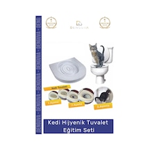 Tuvaletseti Kedi Klozet Alıştırma Aparatı Ekonomik Kumsuz Pratik Çözüm Hijyenik Tuvalet Eğitim Seti