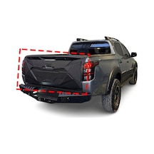 Mitsubishi L200 2015+ Bagaj Kapağı Kaplama Kabartma Abs Koruyucu Siyah Dış Aksesuar