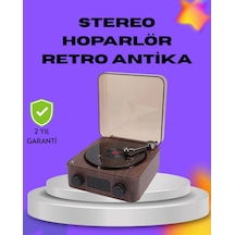 Mey İthalat Dekoratif Gece Işıklı Bluetooth Hoparlör Saatli Tasarım