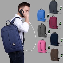 My Valice Smart Bag Galaxy Usb Şarj Girişli Notebook Sırt Çantası