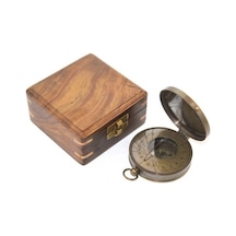 Ahşap Kutulu Pusula Model 8