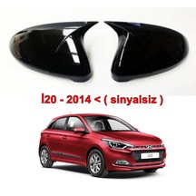 Hyundai İ20 2014 - 2018 Sinyalsiz Batman Yarasa Ayna Kapağı parlak
