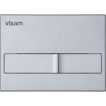 Visam Mia İki Kademeli Mat Krom Kumanda Paneli Buton Mat Krom