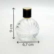 Parfüm Şişesi 100 Ml 5 Adet Top Desenli Model Kolay Kapama
