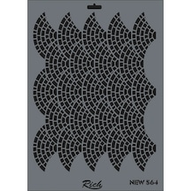 Rich Stencil Boyama Şablonu 25X35 Cm. New-564