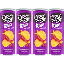Cipso Tube Paprika Cips 90 Gr X 4 Adet