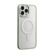 Apple Uyumlu iPhone 15 Pro Max Kılıf Room Magneticsafe Silikon Su Yeşili,