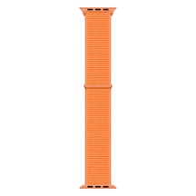 Mobilteam Watch 42mm Kordon Band-03 Serisi Hasır Strap Kayış-papaya