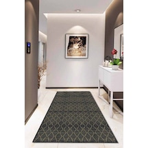 Gold Sade Desensiz Kaymaz Tabanlı Dekoratif Halı Rv196n11