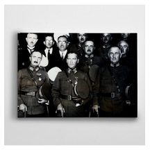 Atatürk Ve Paşalar Dekoratif Kanvas Tablo 70 X 100 Cm